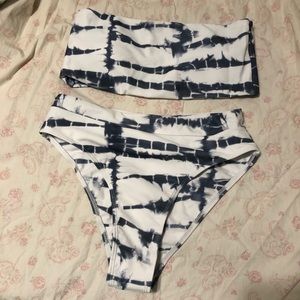 NEW! High waisted tie dye bikini